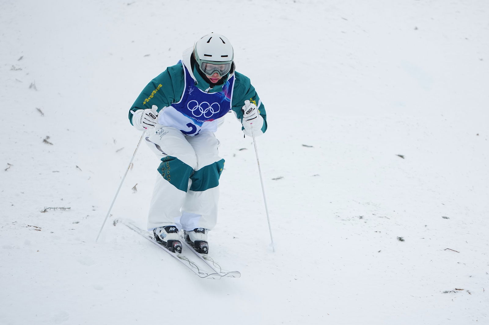 Emma Bosco competing at Winter Olympics.