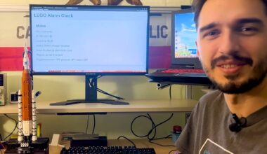 Someone used an Arduino to turn the Lego NASA Artemis SLS set into an alarm clock