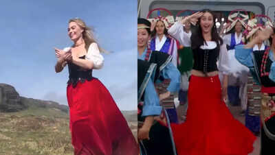 Margot Robbie's 'Wuthering Heights' dance video goes viral; Bollywood fans say Kareena Kapoor Khan 'did it first' in 'Jab We Met' - WATCH