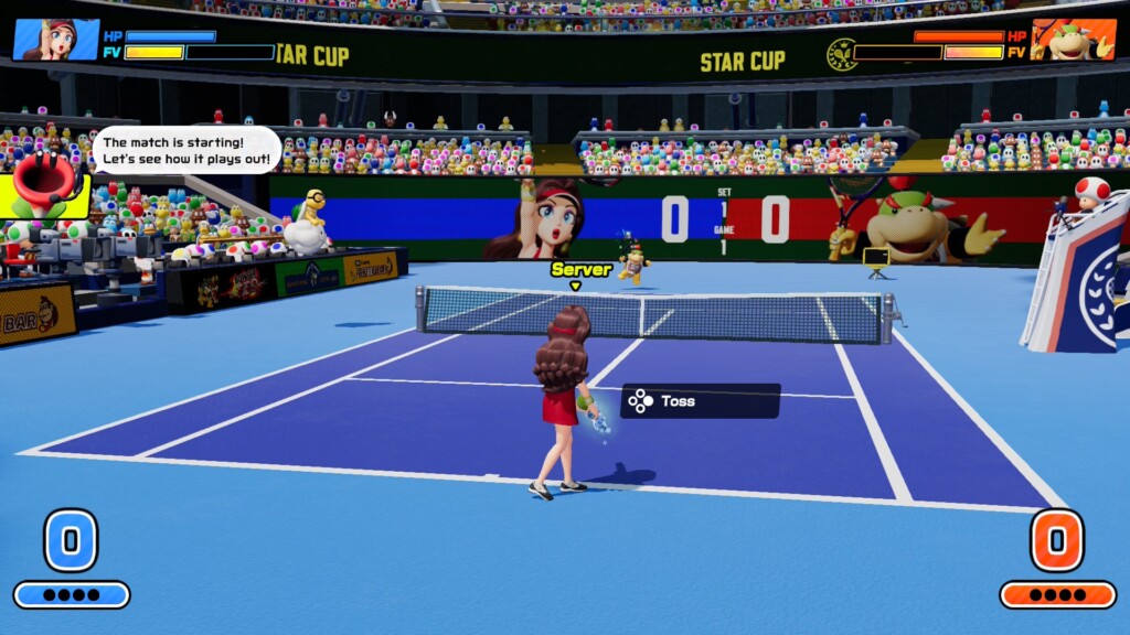 Mario Tennis Fever screenshot
