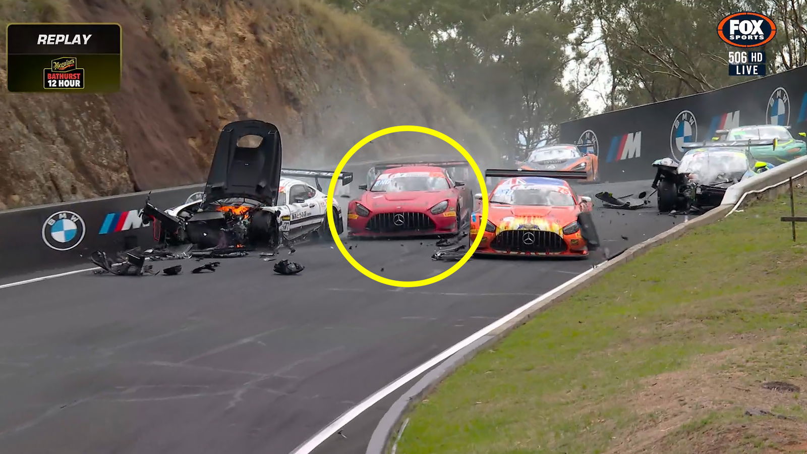 ‘No warning’: Bathurst 12 Hour winner recounts near miss