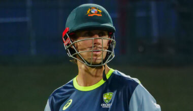 Aussie T20 skipper trains strongly ahead of crucial Cup clash