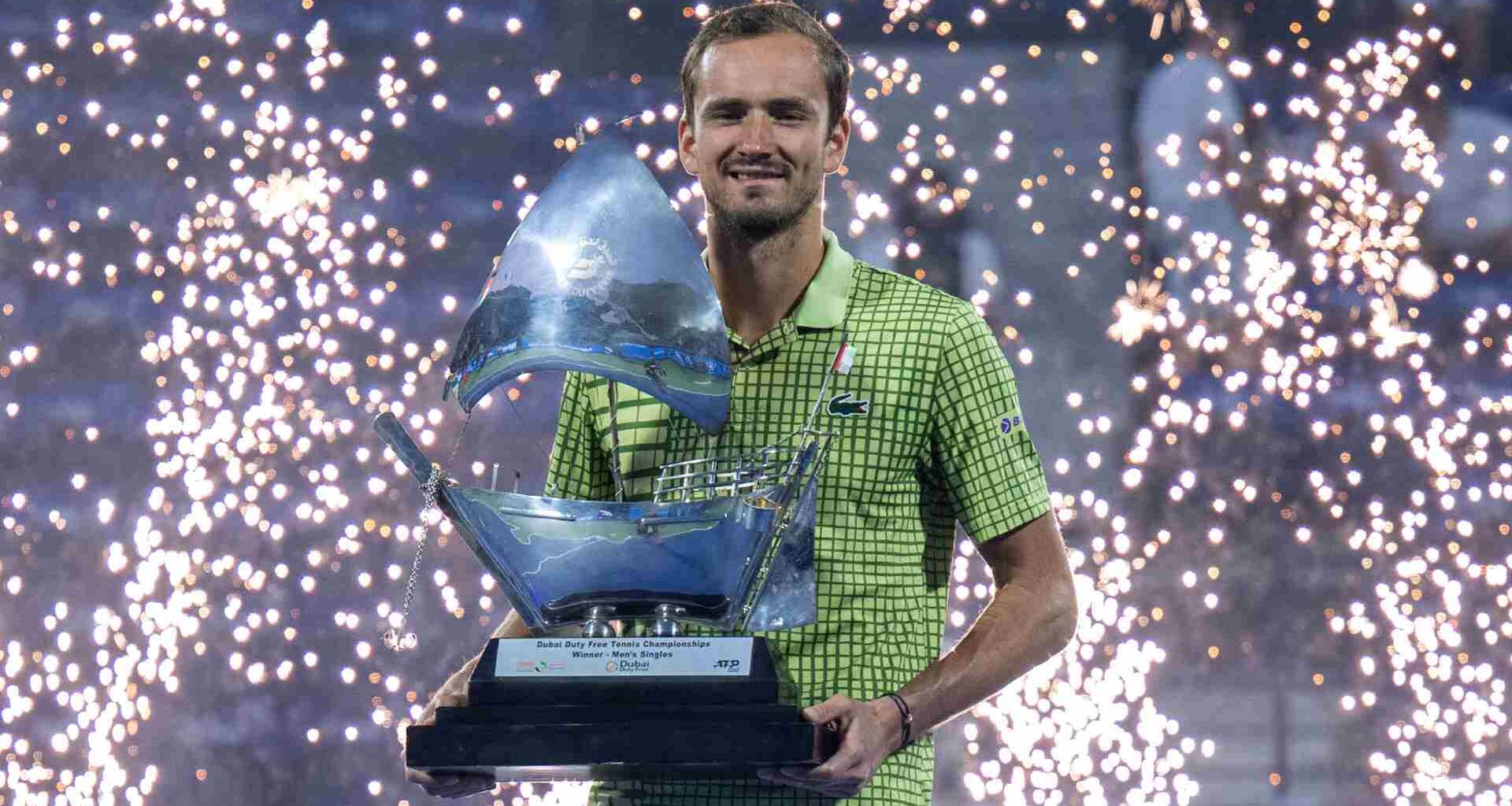 Daniil Medvedev wins the same tour-level event for the first time in his career.