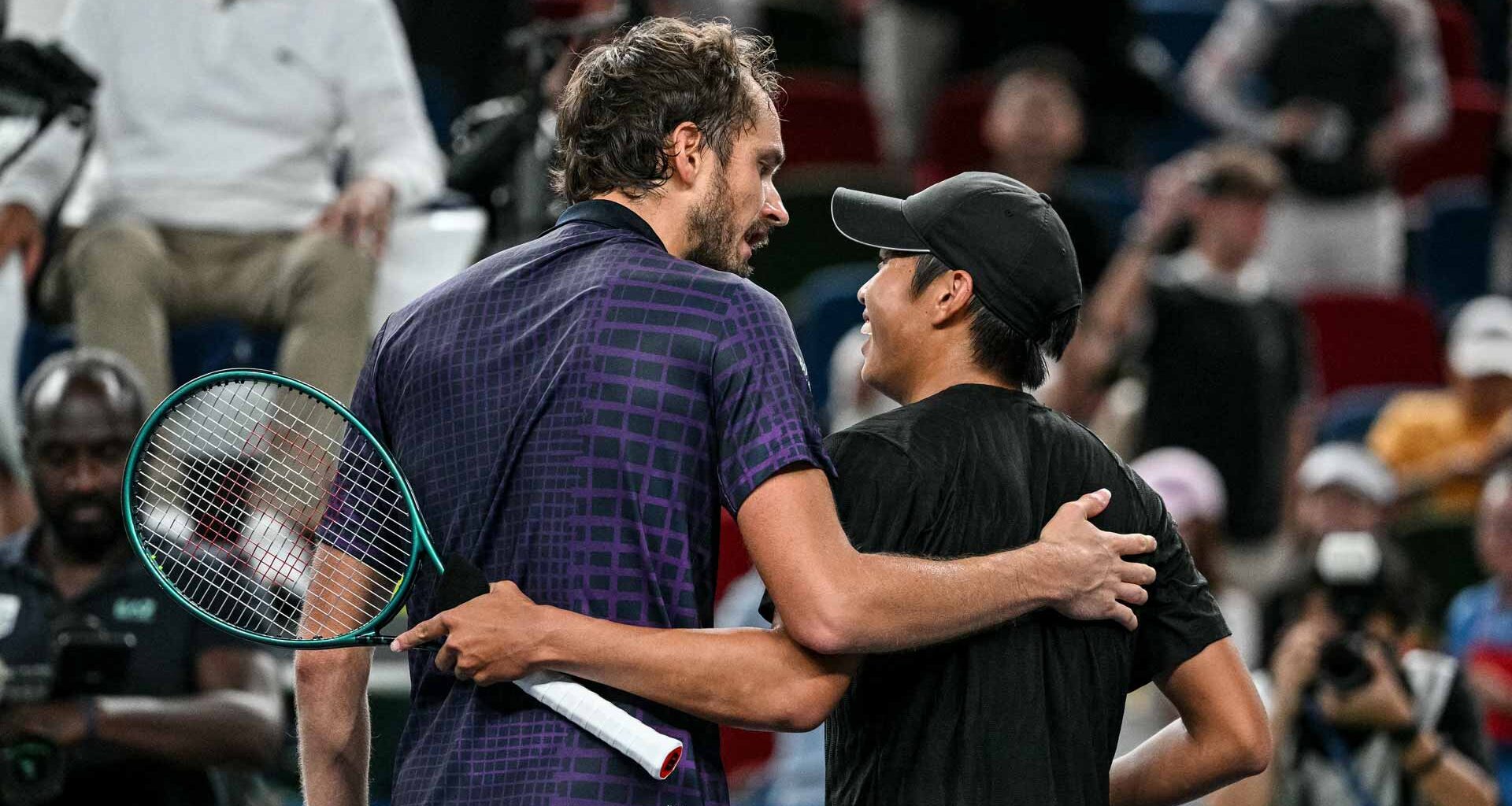 Daniil Medvedev and Learner Tien have met four times since the start of the 2025 season.