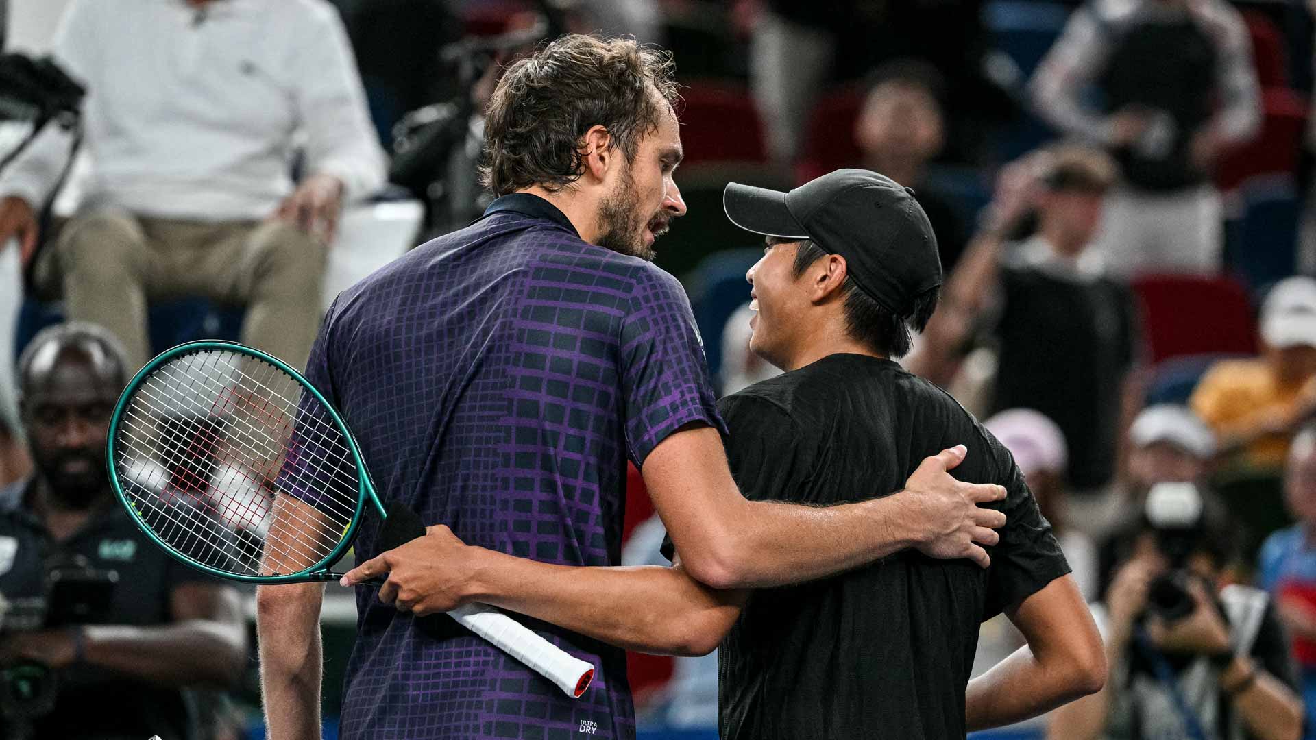 Daniil Medvedev and Learner Tien have met four times since the start of the 2025 season.