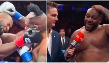Jarrell Miller Hilariously Explains Why He Was Wearing a Wig For Boxing Fight