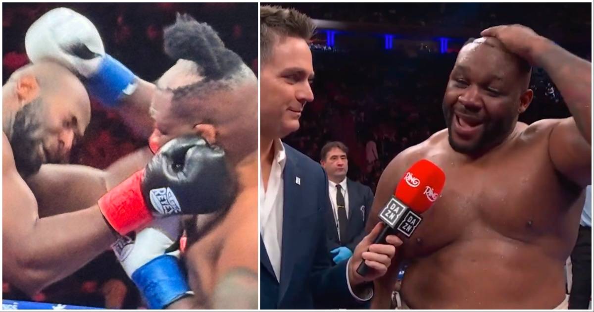 Jarrell Miller Hilariously Explains Why He Was Wearing a Wig For Boxing Fight