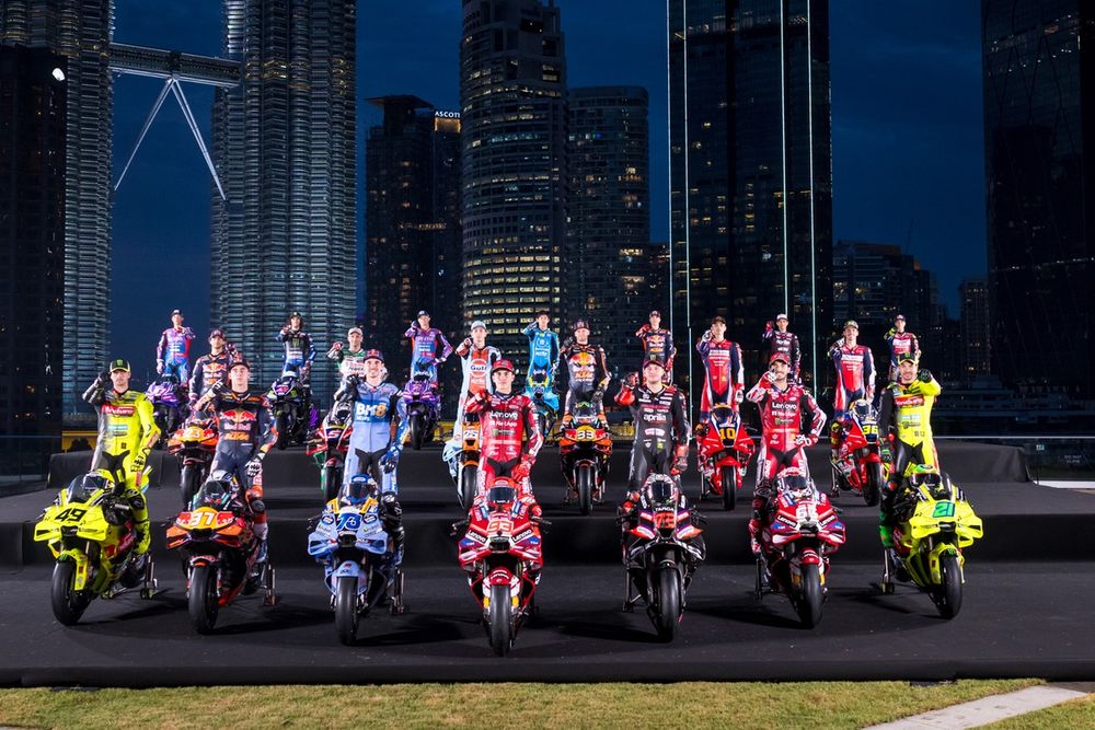 MotoGP riders group photo  