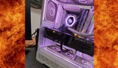 An MSI GeForce RTX 5090 Erupts in Literal Flames During First System Boot