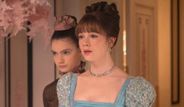 Hyacinth rests her chin on Eloise's shoulder