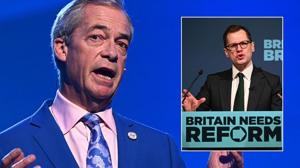 Nigel Farage and Robert Jenrick