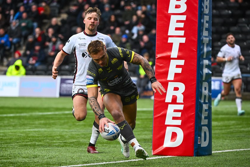Danny Levi was among the tryscorers for Leeds in their Challenge Cup defeat of Widnes.