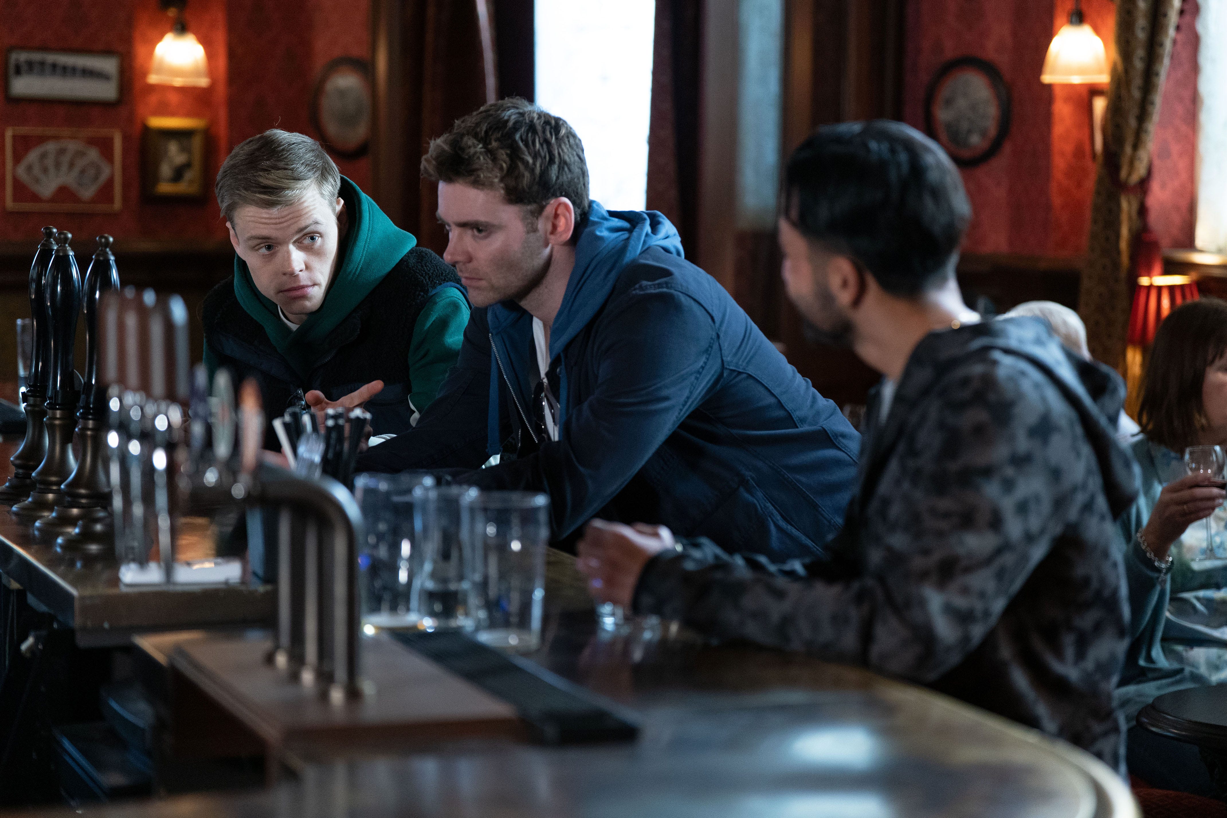 oscar, peter beale, vinny panesar, eastenders