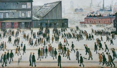 The darkness behind British artist LS Lowry's famous city scenes