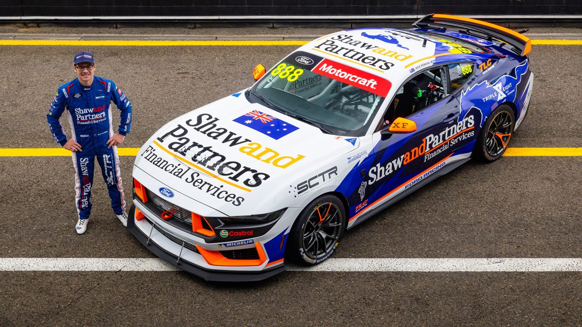 Perkins to race with Triple Eight support in Mustang Cup