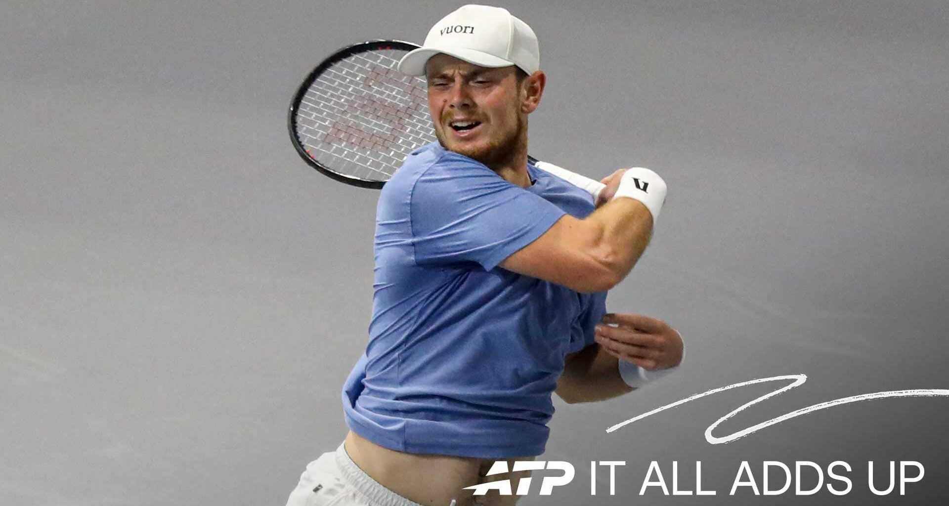 Jack Pinnington Jones is playing his first full season as a professional tennis player.