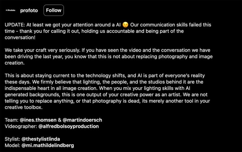 A screenshot of a black and white message.