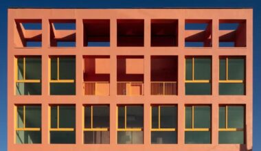 peach residential facade rethinks affordable housing in miami