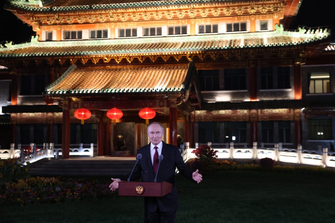 Sep. 3, 2025: Mr. Putin speaks while visiting Beijing to bolster Russia’s engagement with China.