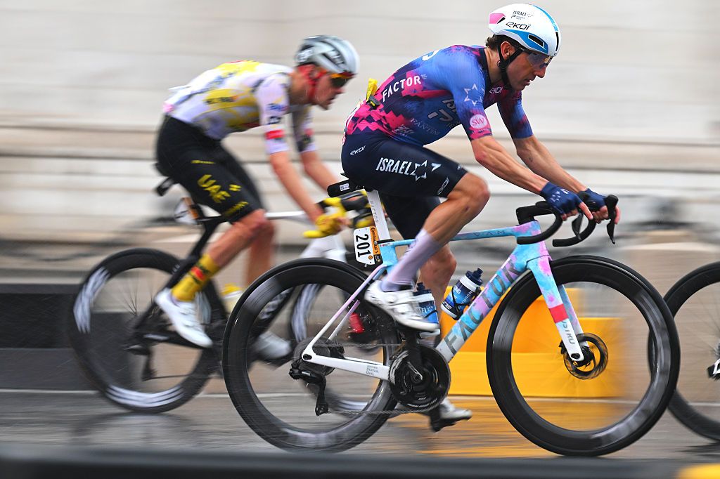 PARIS - CHAMPS-ELYSEES, FRANCE - JULY 27: Michael Woods of Canada and Team Israel - Premier Tech competes during the 112th Tour de France 2025, Stage 21 a 132.3km stage from Mantes-la-Ville to Paris - Champs-Elysees / #UCIWT / on July 27, 2025 in Paris - Champs-Elysees, France. (Photo by Tim de Waele/Getty Images)