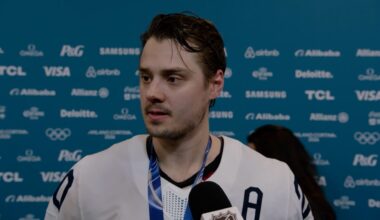 Aho discusses winning Bronze for Team Finland