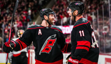 Staal breaks tie late, Hurricanes edge Senators to push point streak to 9