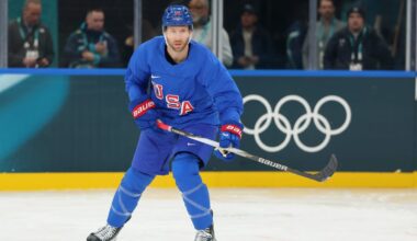 Slavin gets warm sendoff from neighbors before 2026 Winter Olympics