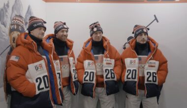 Team USA puts on Olympic gear in apparel fitting