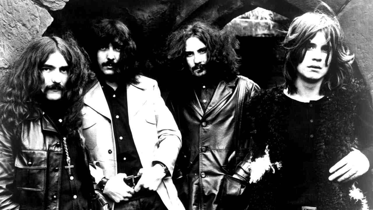 Black Sabbath posing for a photograph in 1970