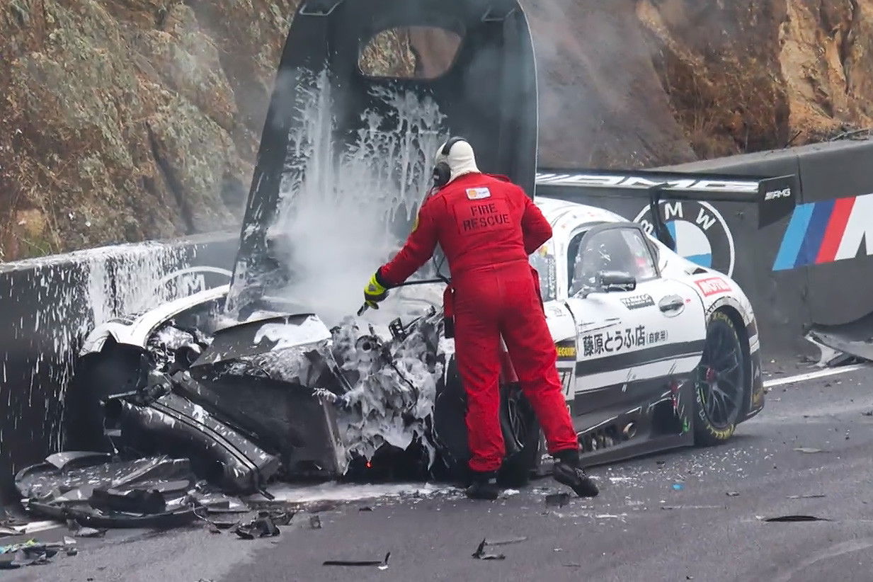 Mercedes star wants answers after breaking back in Bathurst crash
