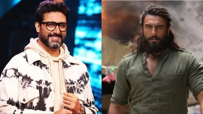 Abhishek Bachchan spoke about Dhurandhar, starring Ranveer Singh.