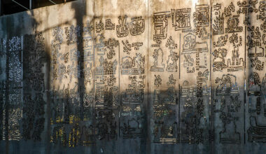 rootstudio's oaxaca bus stops feature cut metal panels inspired by local histories