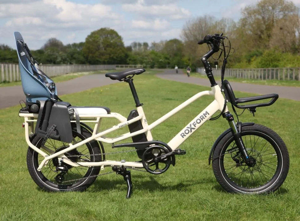 roxform porto s review test ride electric longtail cargo bikes