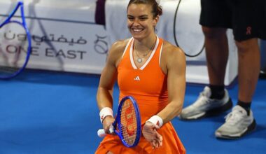 Sakkari reaches Qatar Open semi-finals with comeback win over Swiatek