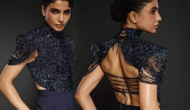 Samantha Glows Like Anything In Crystal Blue