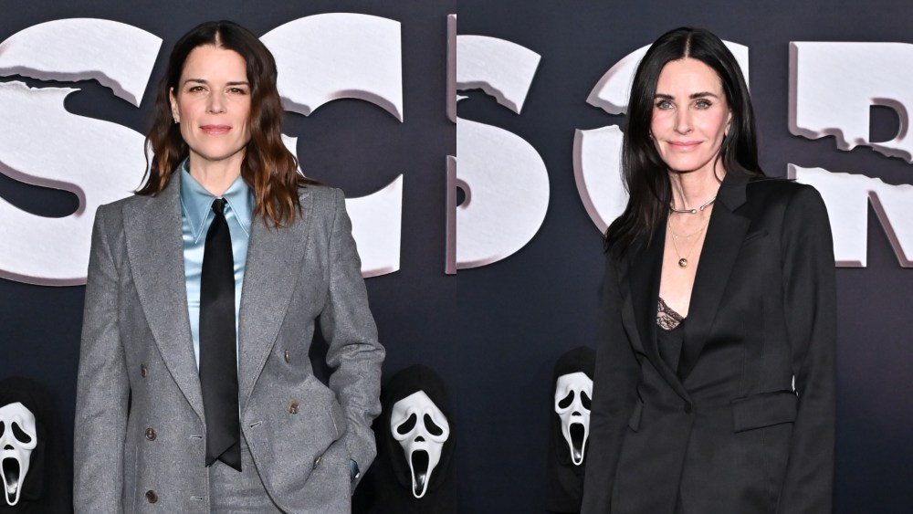 Neve Campbell, Courteney Cox at the 'Scream 7' premiere