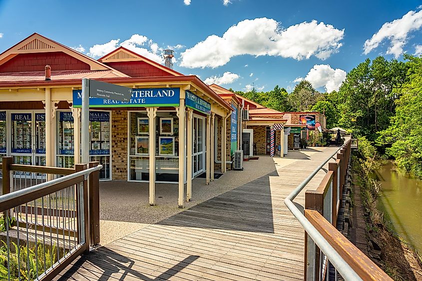 Obi Obi Boardwalk in Maleny, Queensland.