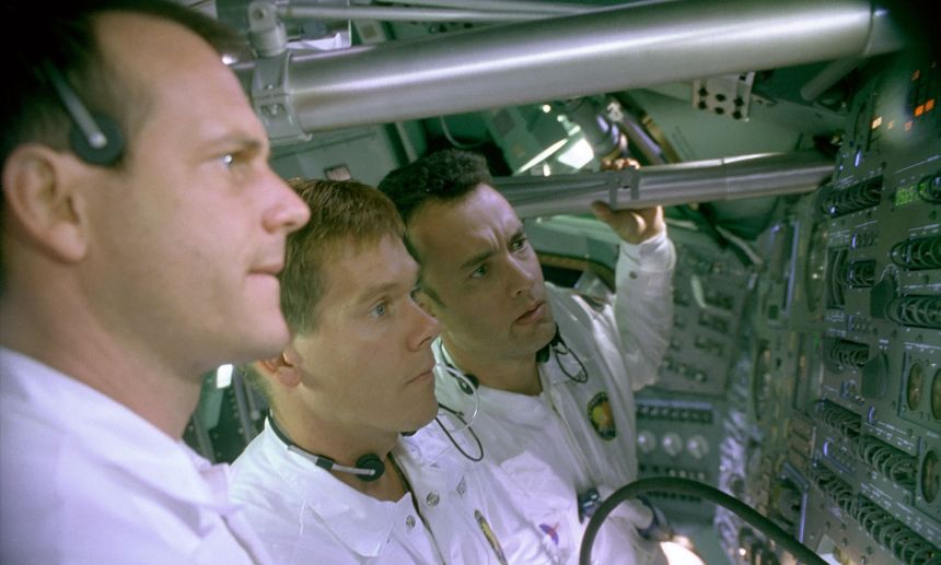 A real life NASA mission to the moon turns into a dramatic struggle for survival in 1995's