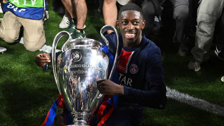 Ousmane Dembele helped PSG to win the 2025 Champions League