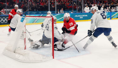 Meier scores twice, Switzerland defeats France in Group A opener