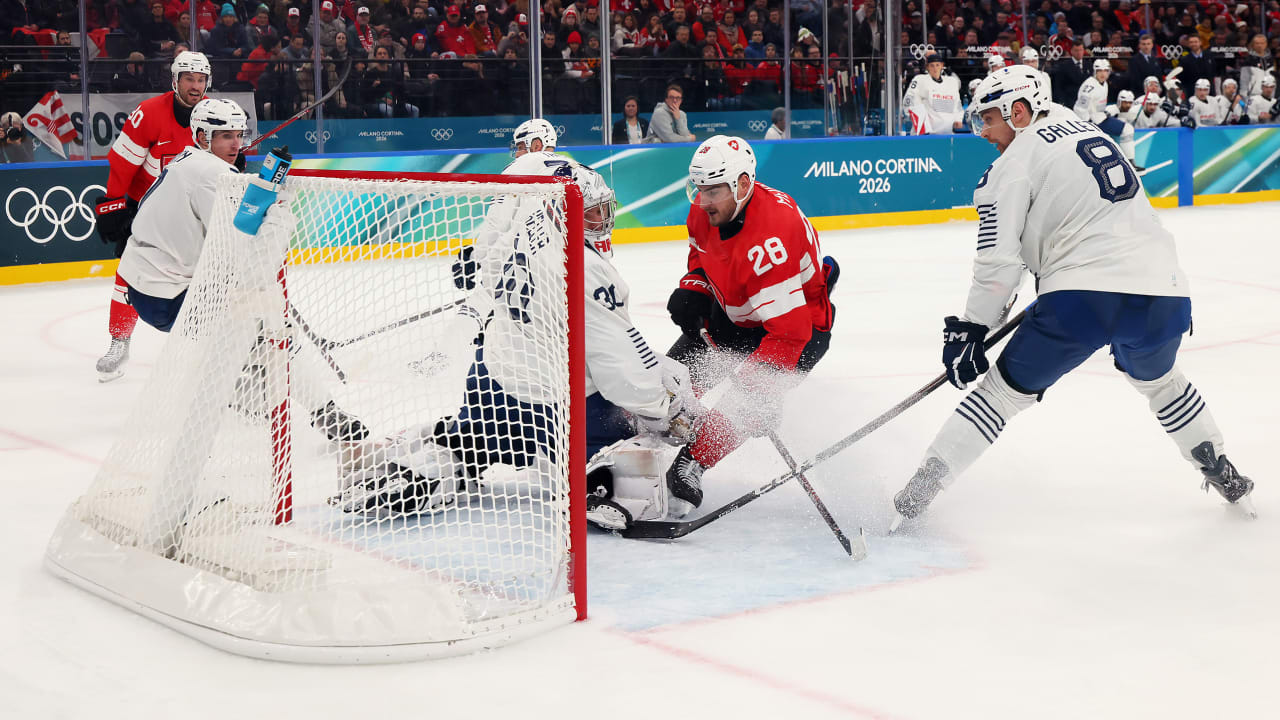 Meier scores twice, Switzerland defeats France in Group A opener
