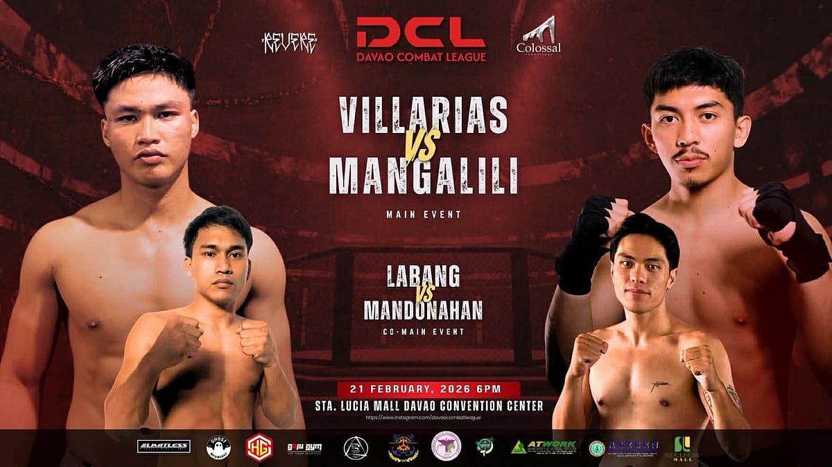 Davao Combat League brings amateur MMA action Feb. 21