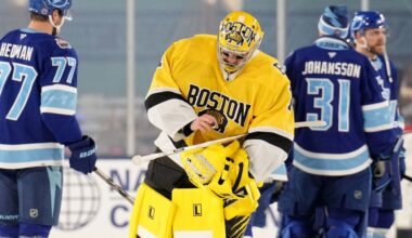 Bruins ‘lost our composure’ while blowing 4-goal lead in Stadium Series loss