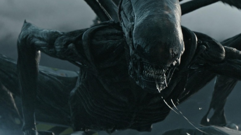 The Xenomorph drooling in Alien:Covenant