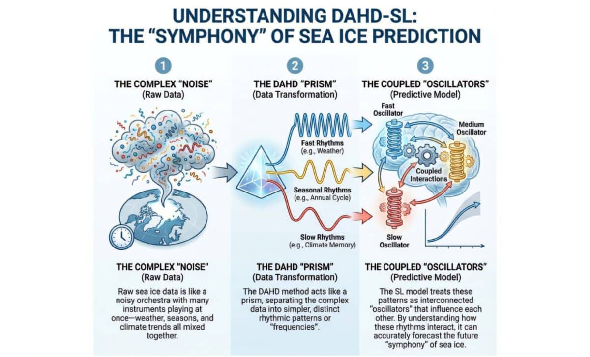 The Researchers' Method For Modeling Sea Ice Extent Simplifies Complex Arctic