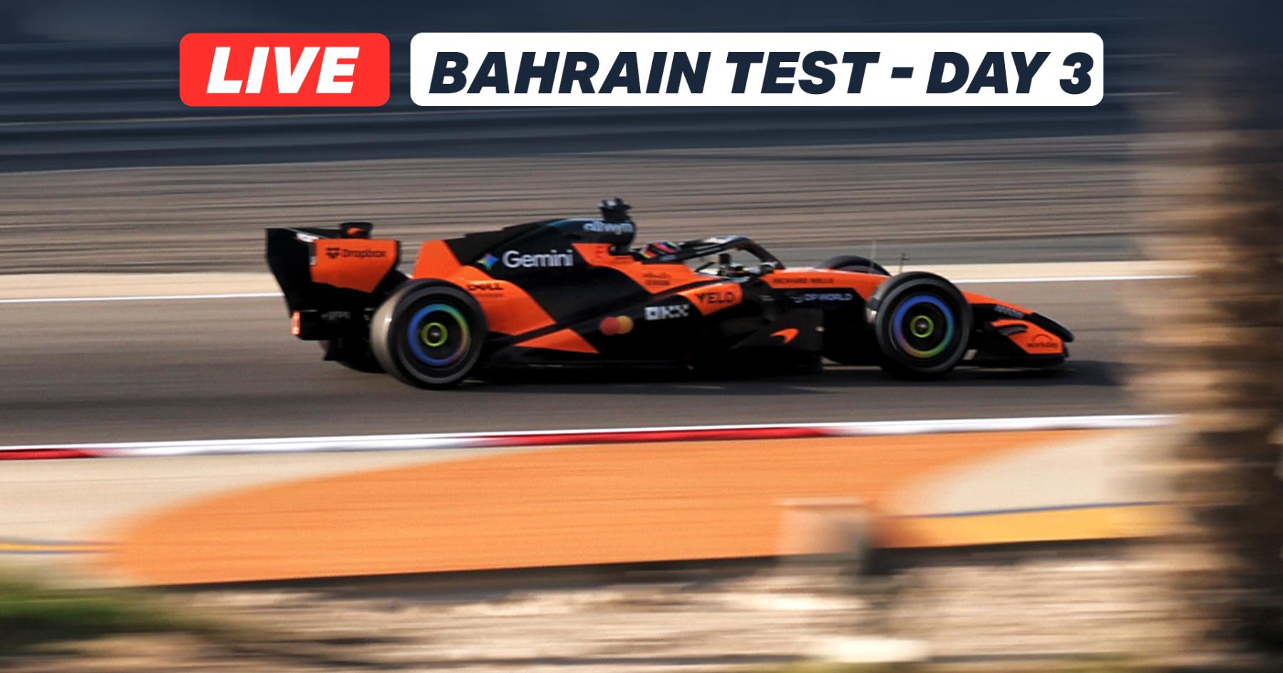 Live F1 Bahrain Test: Ferrari on top as drama strikes for Aston Martin