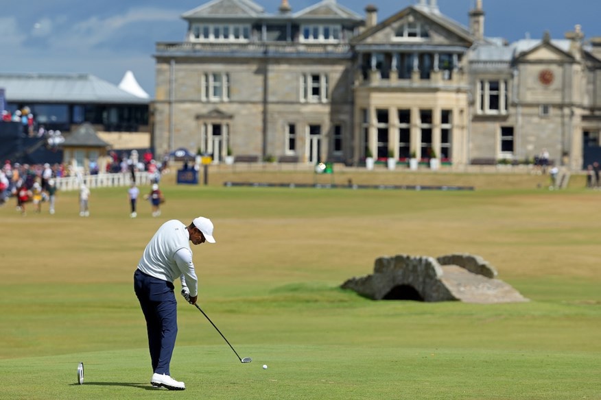 Woods last played the Open at St Andrews in 2022.