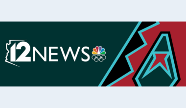 Logos of 12 News and the Arizona Diamondbacks