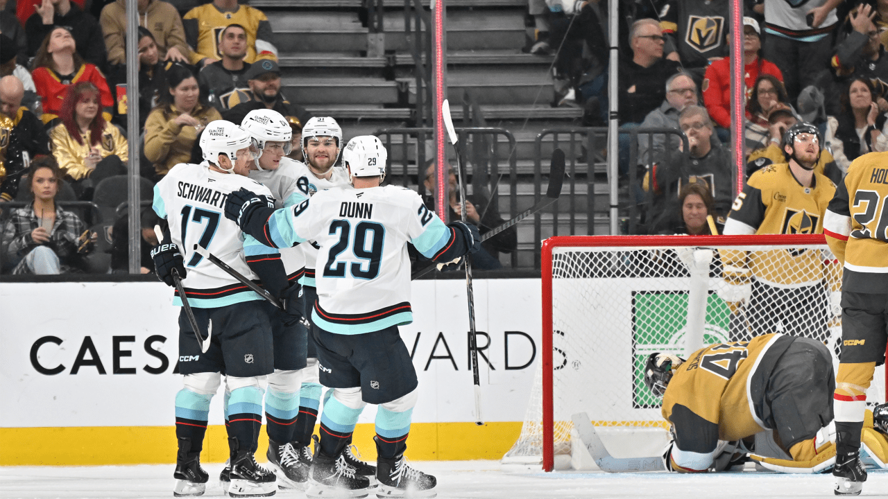 Kakko scores winner, Kraken fend off Golden Knights for 4th straight win