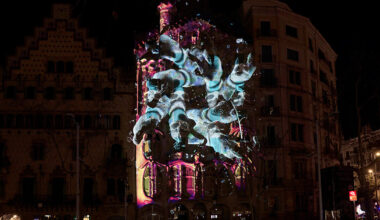 united visual artists animates gaudí's casa batlló facade